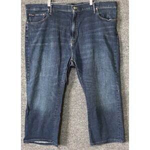 Polo Ralph Lauren Hampton Relaxed Straight Dark Wash Jeans Mens 48/30 48x25